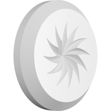 Ekena Millwork Standard Grayson Spiral Rosette With Beveled Edge, 3"W x 3"H x 1/2"P ROSP030X030X050GRY13